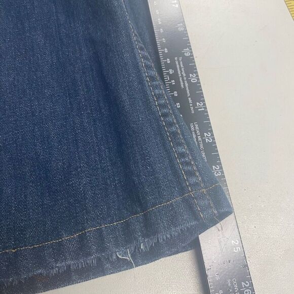 LEVI’S 527 Men’s Blue Boot Cut 36X30 Measures 34X24 HAS BEEN ALTERED SEE DESCRIP - Picture 3 of 9